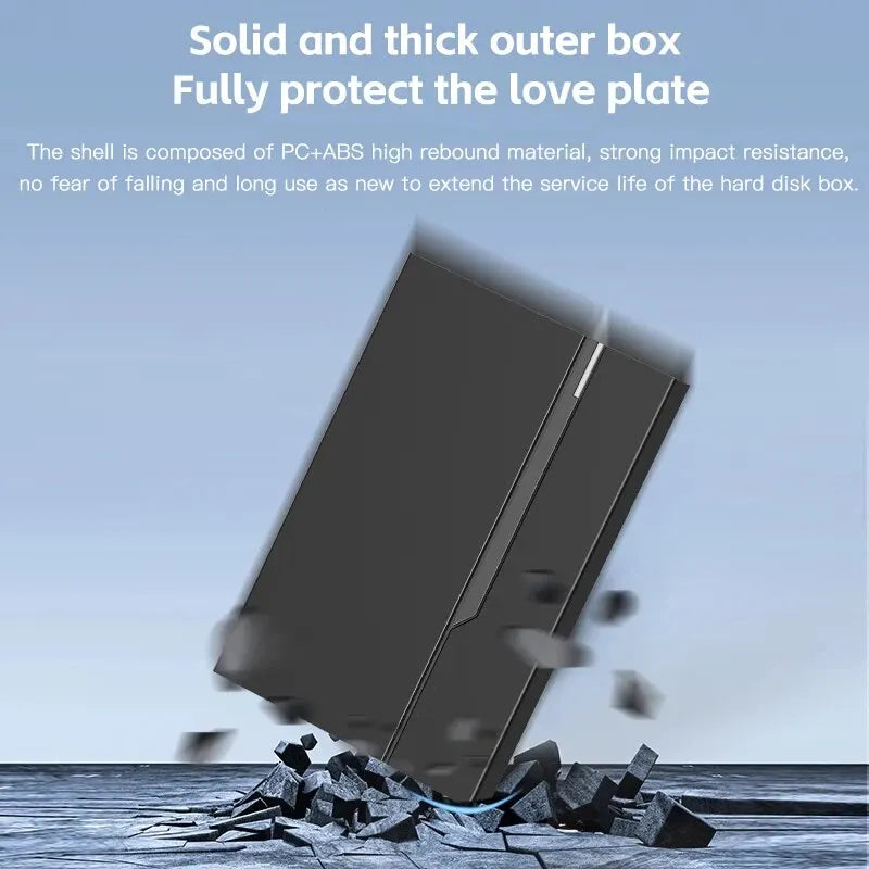 2.5'' USB 3.0 External Hard Drive Enclosure for SATA SSD HDD Up to 6TB