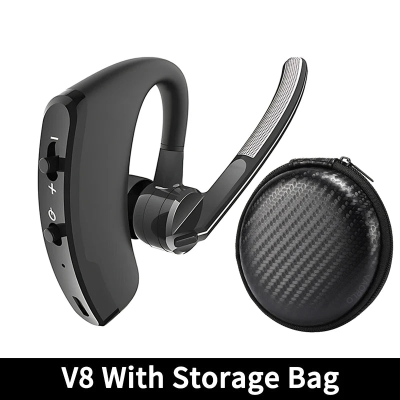 New V8 Wireless Bluetooth Single Earphone Headset Handsfree samsung iphone