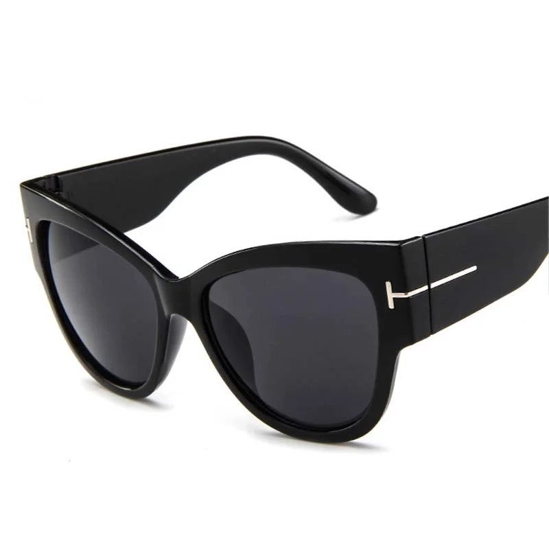 Cat Eye Retro Sunglasses Women Vintage Small Frame Gradient Designer