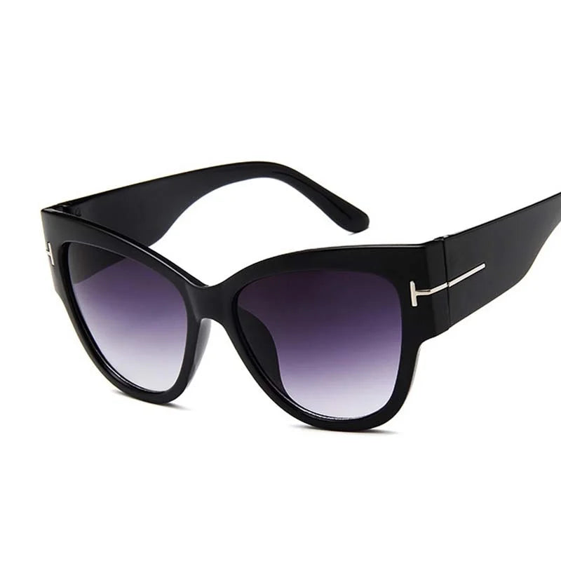 Cat Eye Retro Sunglasses Women Vintage Small Frame Gradient Designer