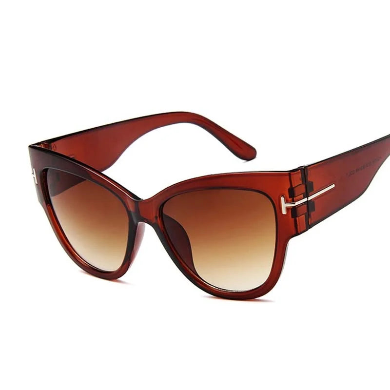 Cat Eye Retro Sunglasses Women Vintage Small Frame Gradient Designer
