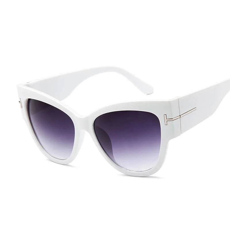 Cat Eye Retro Sunglasses Women Vintage Small Frame Gradient Designer