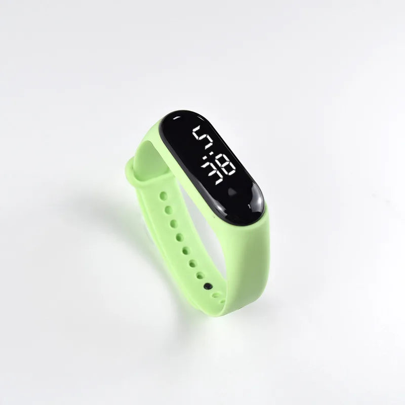 Kids LED Touch Watch Mickey Spiderman Sports Bracelet Waterproof