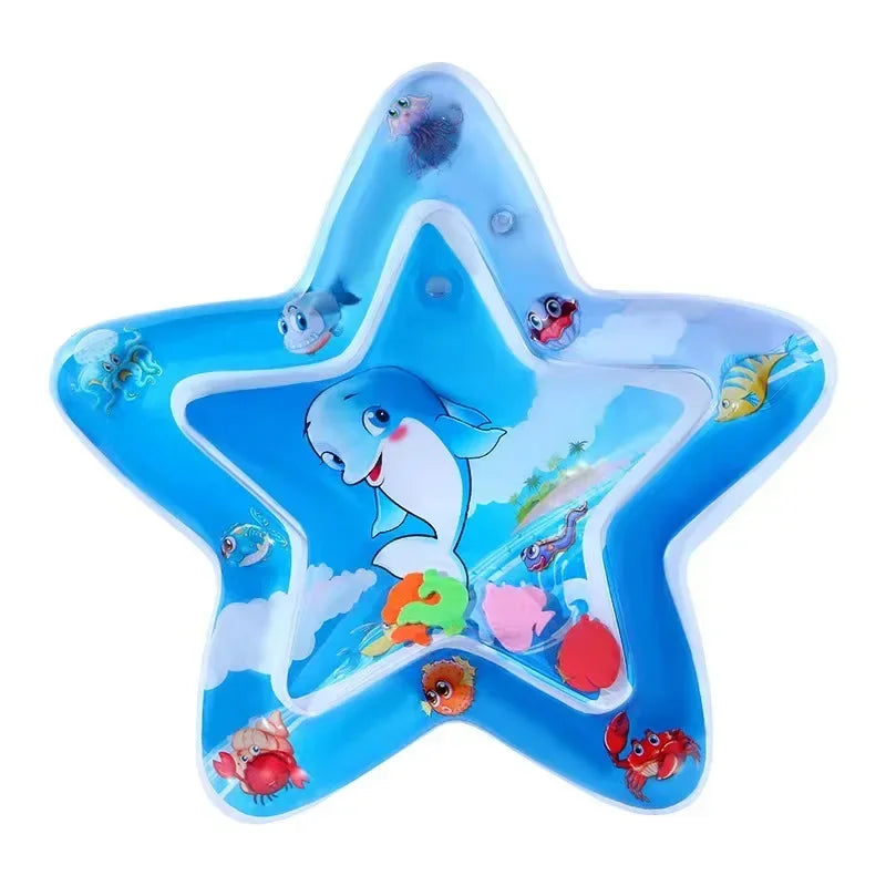 Baby Inflatable Water Play Mat Tummy Time Cushion Pad Early Learning Toy