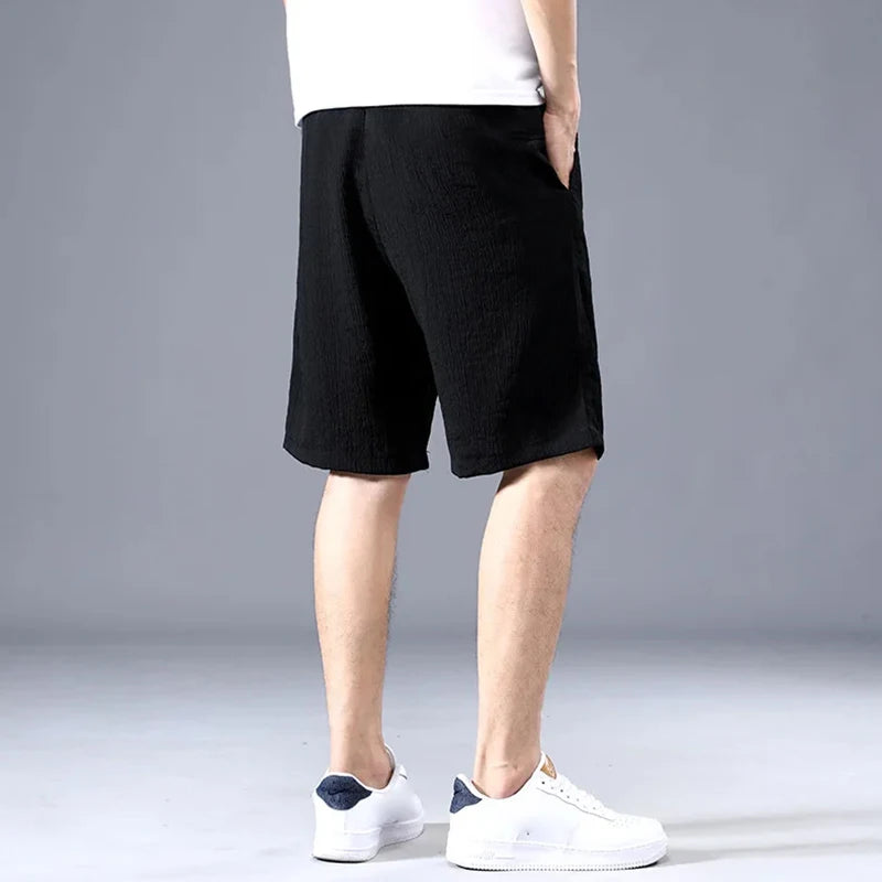 Men's Ice Silk Shorts Loose Fit, Breathable, Lightweight Sports & Casual Pants, Summer Cool XL-XXXL