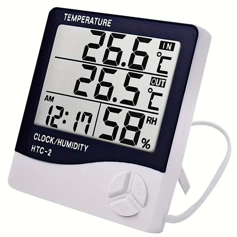 LCD Digital Thermometer Hygrometer Indoor Temperature Humidity Sensor Gauge