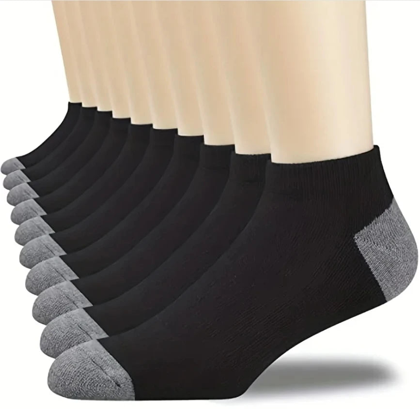 10 Pairs Men's Bamboo Socks Breathable Cotton Winter Business