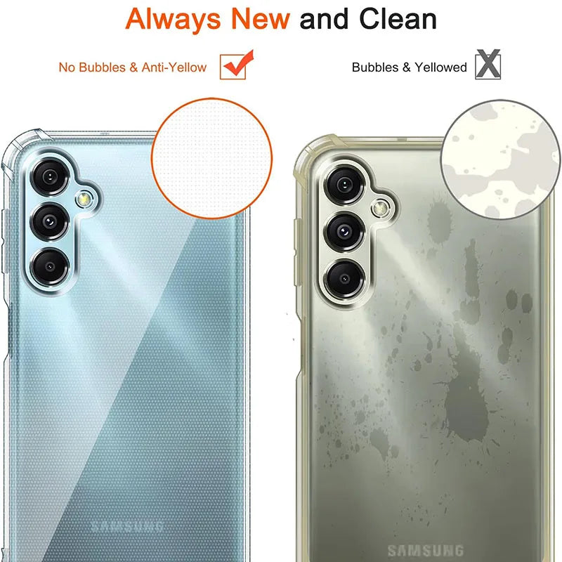 Shockproof Clear Silicone Case for Samsung Galaxy Ultra Plus 5G Thin Cover