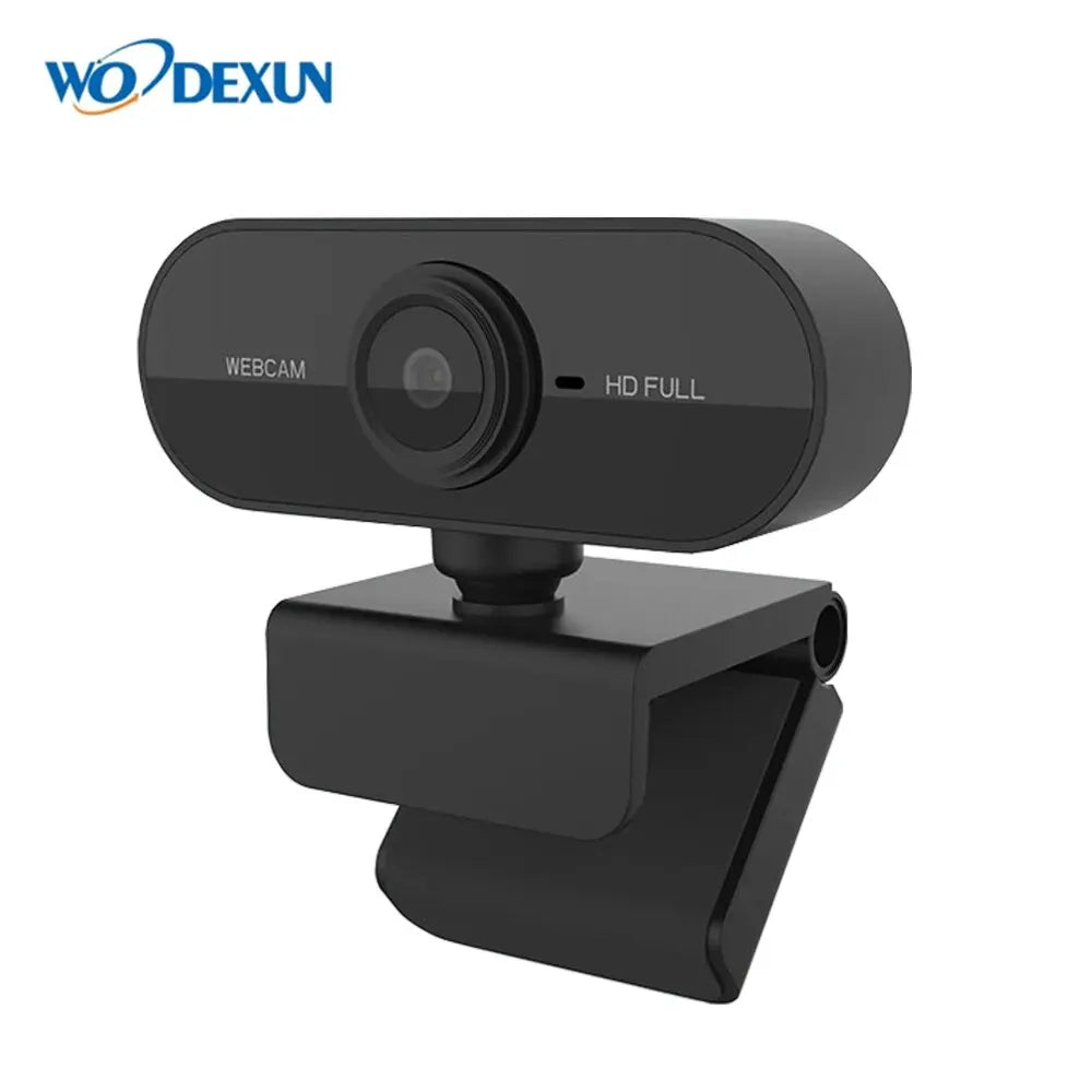 1080P HD USB Webcam with Microphone for PC Laptop Video Call & Streaming