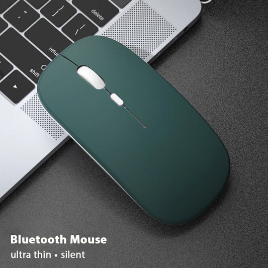 Silent Bluetooth Wireless Mouse Noiseless Optical Mice for Laptop & iPad