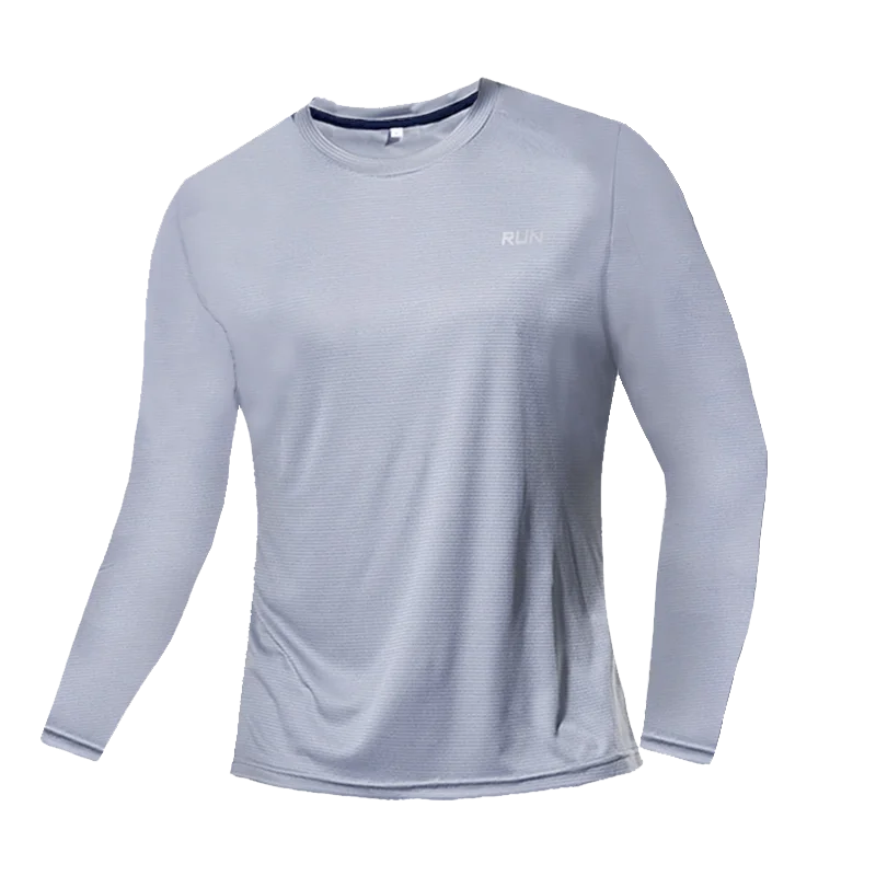 Men's Quick-Dry Long Sleeve T-Shirt – Breathable Gym & Running Top, Autumn Fitness Training Sportswear