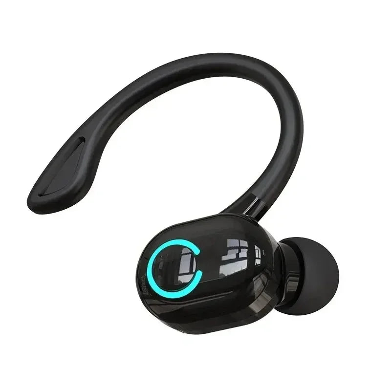 Bluetooth 5.2 Wireless Ear-Hook Headphone  HiFi Bass, Noise Cancelling, Mic, Sports & Gaming