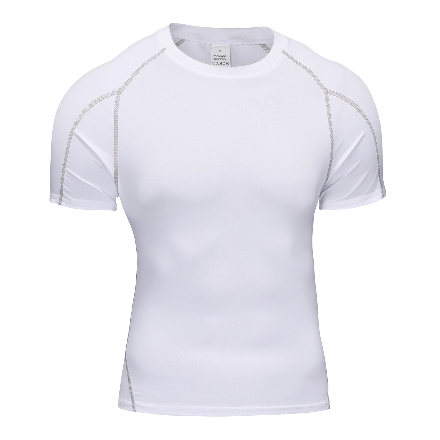 Men's Compression T-Shirt – Skinny Fit Gym & Running Tee, Quick-Dry Athletic Sportswear, Elastic Fitness Top