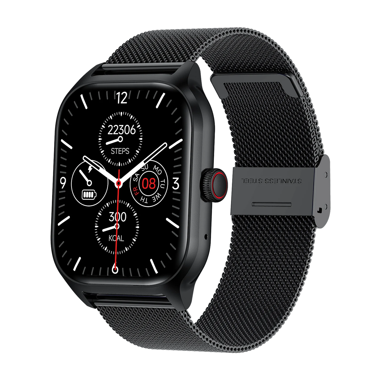 Smart Watch Bluetooth Call, Touch Screen, Fitness Tracker, Music, Sports Smartwatch for Android