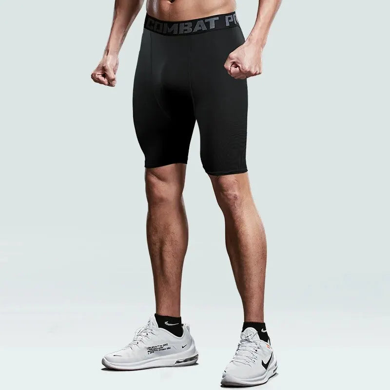 Men's Quick-Dry Sports Shorts Stretch Fitness, Basketball, Running, Training Gym Pants