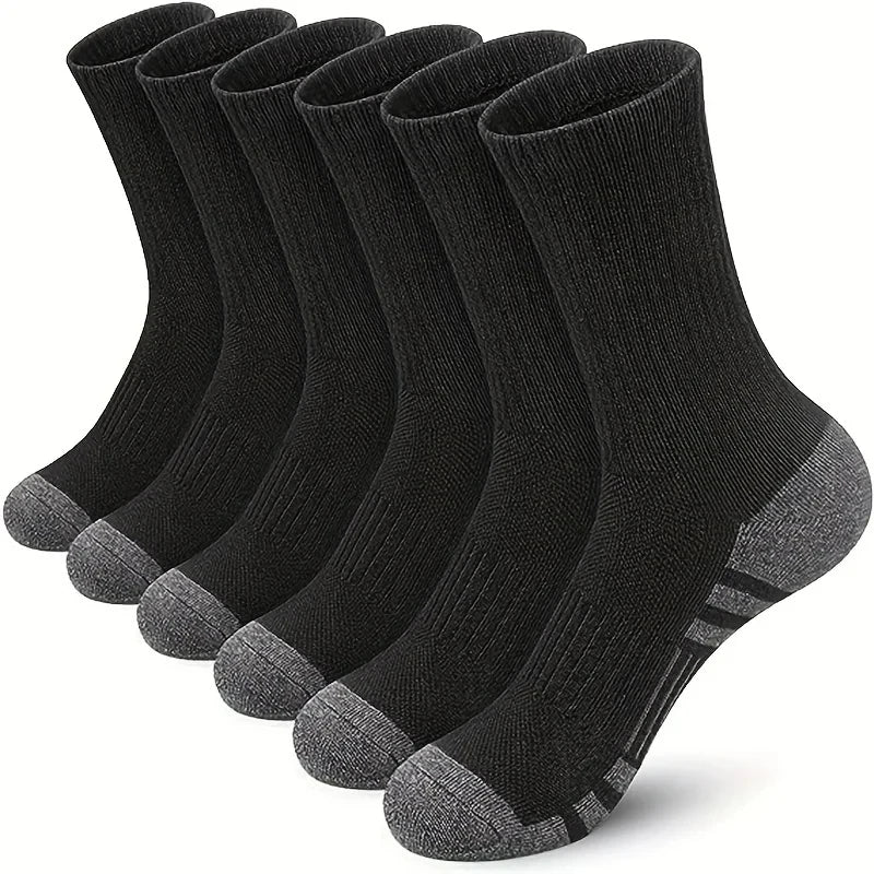 10 Pairs Men's Bamboo Socks Breathable Cotton Winter Business