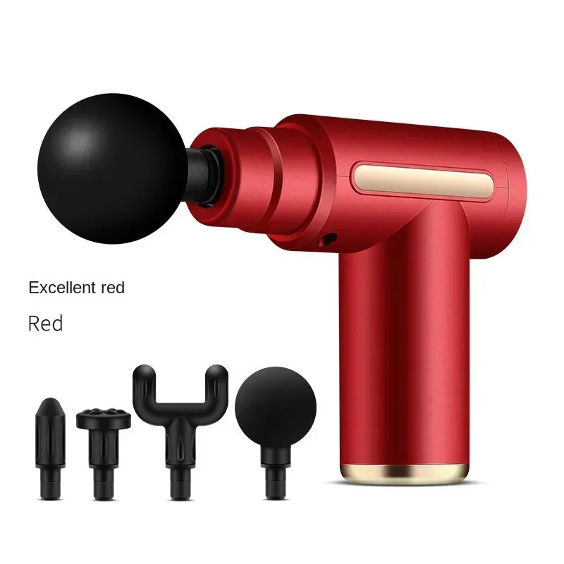 Mini USB Massage Gun Fascia Machine Muscle Relaxation Vibrating Gun Rod Massage Fitness Equipment Neck Grab Fascia Gun