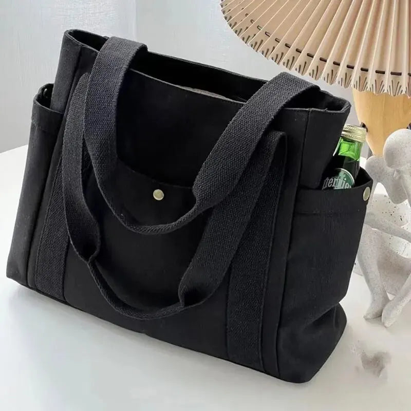 Tote Canvas Bag for Work Outgoing High Appearance Commuting Versatile Art Student Clothing Book Shoulder Bag Bag