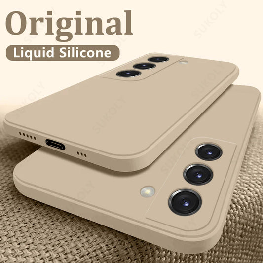 Shockproof Liquid Silicone Case for Samsung Galaxy Soft Phone Cover