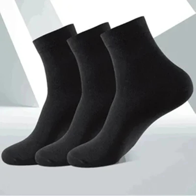 10 Pairs Men's Bamboo Socks Breathable Cotton Winter Business