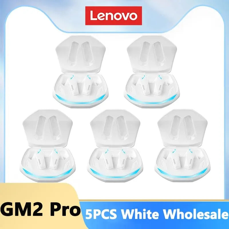 Lenovo GM2 Pro Wireless Earbuds Bluetooth 5.3, Gaming Low Latency, Dual Mode, Mic