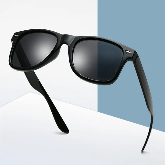 Classic Polarized Square Sunglasses Unisex Retro Anti-Glare UV400 Shades