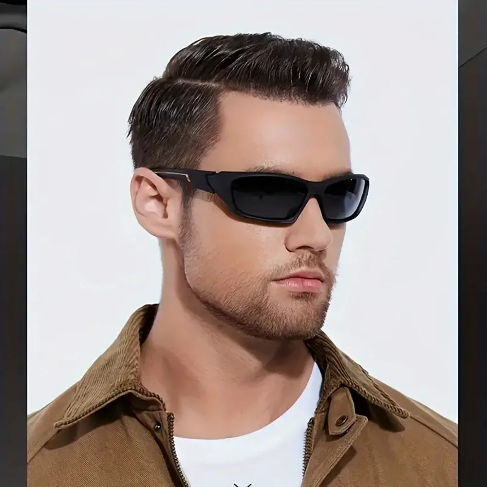 2PCS Polarized Sports Sunglasses  Outdoor Wrap Shades for Men & Women
