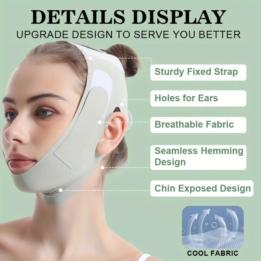 Reusable Face Slimming Bandage V Line Face Shaper Chin Cheek Lift Up Belt Facial Massage Strap Women Beauty Face Skin Care Tools