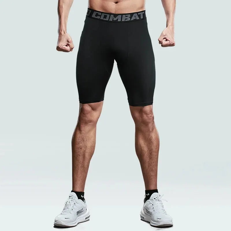 Men's Quick-Dry Sports Shorts Stretch Fitness, Basketball, Running, Training Gym Pants