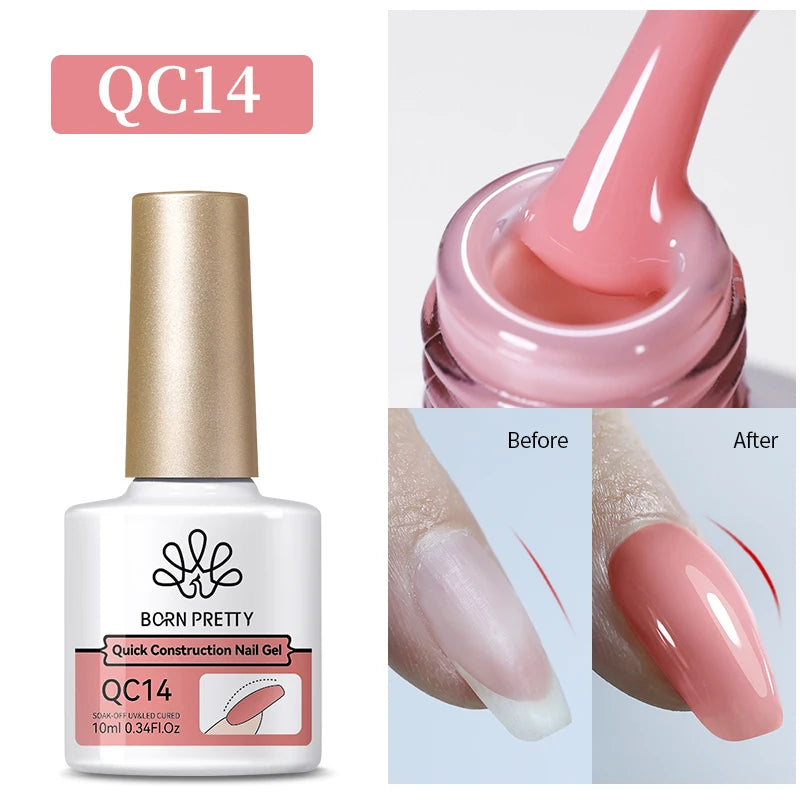 10ml Top & Base Coat Gel Nail Polish Soak Off UV LED Long-Lasting Shine