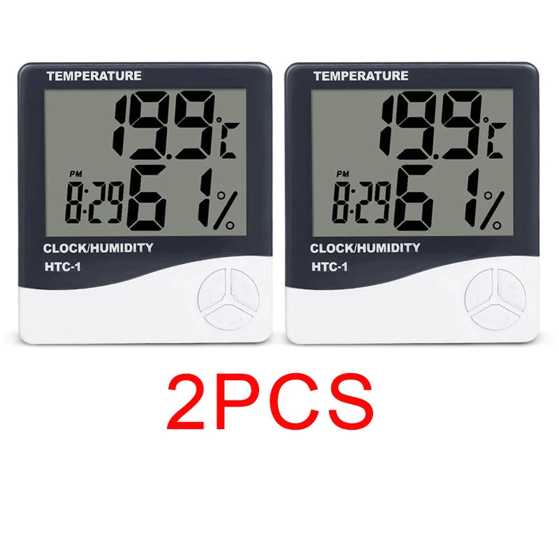 LCD Digital Thermometer Hygrometer Indoor Temperature Humidity Sensor Gauge