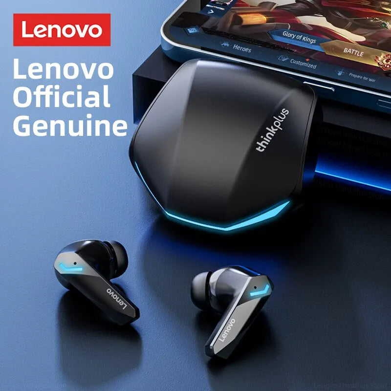 Lenovo GM2 Pro Wireless Earbuds Bluetooth 5.3, Gaming Low Latency, Dual Mode, Mic