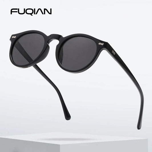Retro Round Polarized Sunglasses –Vintage UV400 Shades for Men & Women