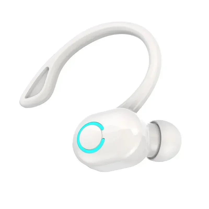 Bluetooth 5.2 Wireless Ear-Hook Headphone  HiFi Bass, Noise Cancelling, Mic, Sports & Gaming