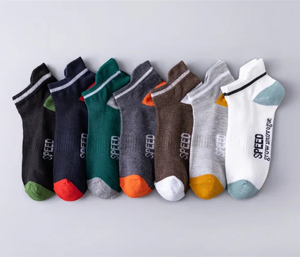 5 Pairs Men's Bamboo Socks Breathable Cotton Winter Business