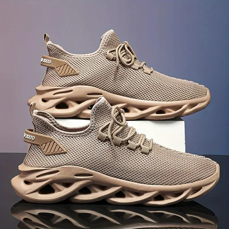 Men's Breathable Running Shoes – Lightweight Outdoor Sneakers for Sport