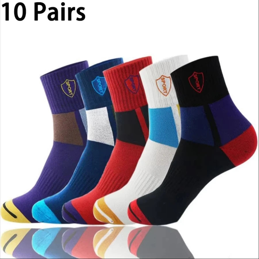 5 Pairs Men's Bamboo Socks Breathable Cotton Winter Business