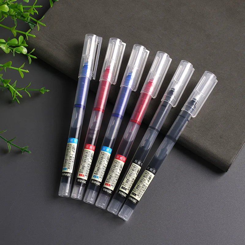 10-Pack High-Capacity Liquid Rollerball Pens Gel Ink for Office & Study