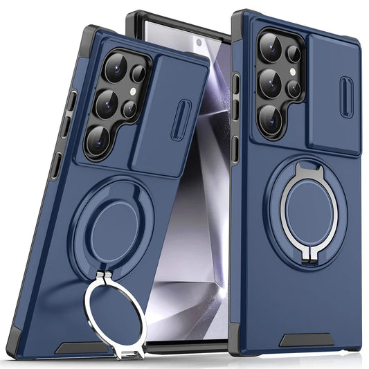 Slide Camera Protection Magnetic Stand Case for Samsung A05S Cover