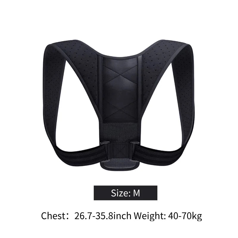 Back Posture Corrector Belt Unisex Breathable Hunchback & Sitting Support