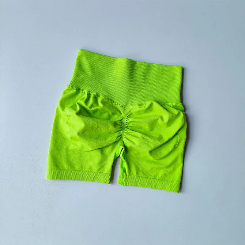 Women’s High Waist Peach Lift Sports Shorts Quick Dry, Tight Fit Gym & Running Shorts