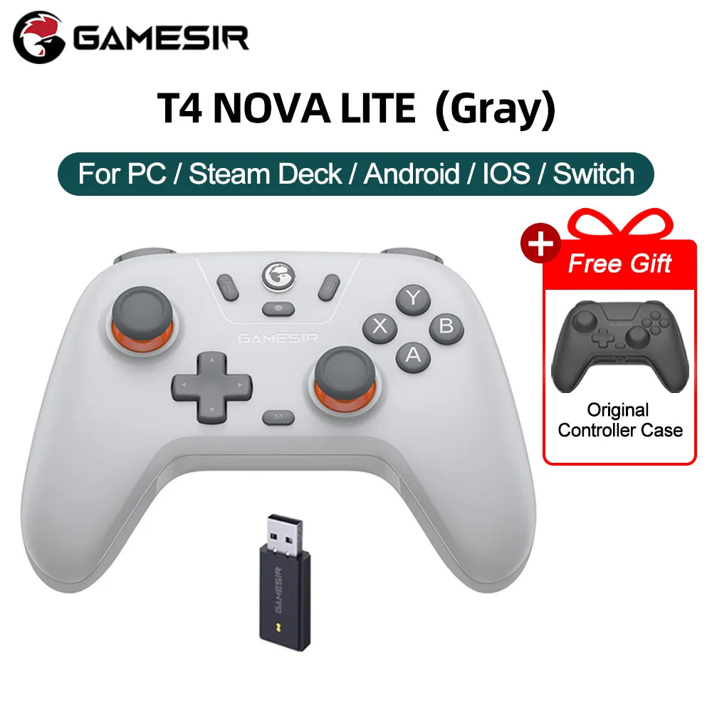 GameSir Nova Lite Bluetooth Controller for PC Switch Steam Android iOS