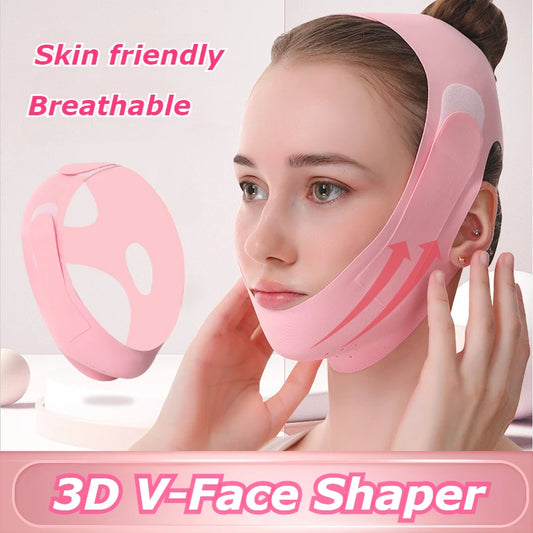 Reusable Face Slimming Bandage V Line Face Shaper Chin Cheek Lift Up Belt Facial Massage Strap Women Beauty Face Skin Care Tools