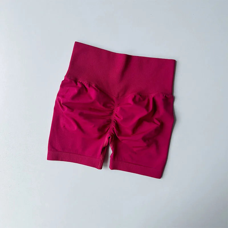 Women’s High Waist Peach Lift Sports Shorts Quick Dry, Tight Fit Gym & Running Shorts