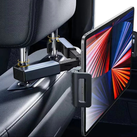 Car Headrest Phone Tablet Holder for 4.7–12.9'' iPad Stand Mount Bracket