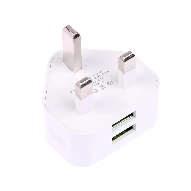 Charger Adapter With 1/2 USB Ports Charging For Iphone Samsung Charging Charger