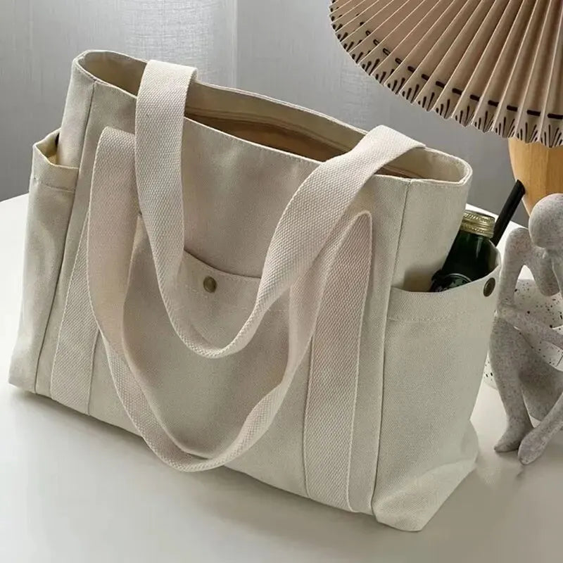 Tote Canvas Bag for Work Outgoing High Appearance Commuting Versatile Art Student Clothing Book Shoulder Bag Bag