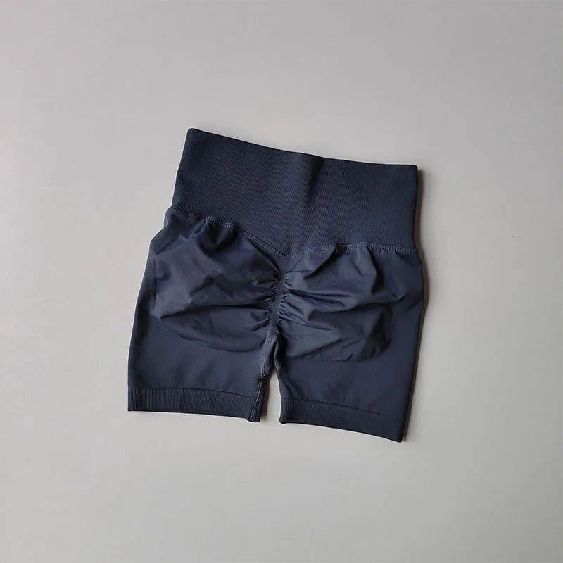 Women’s High Waist Peach Lift Sports Shorts Quick Dry, Tight Fit Gym & Running Shorts