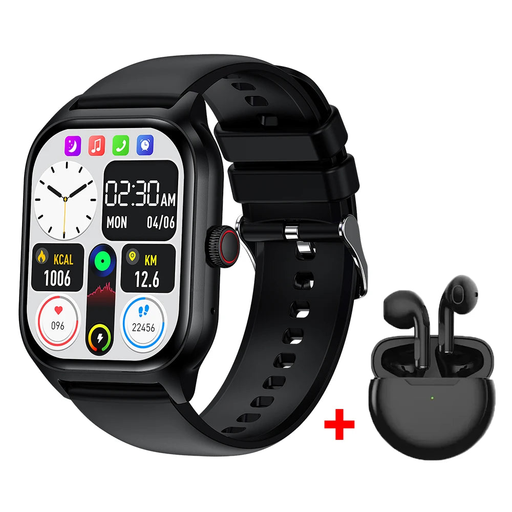 Smart Watch Bluetooth Call, Touch Screen, Fitness Tracker, Music, Sports Smartwatch for Android