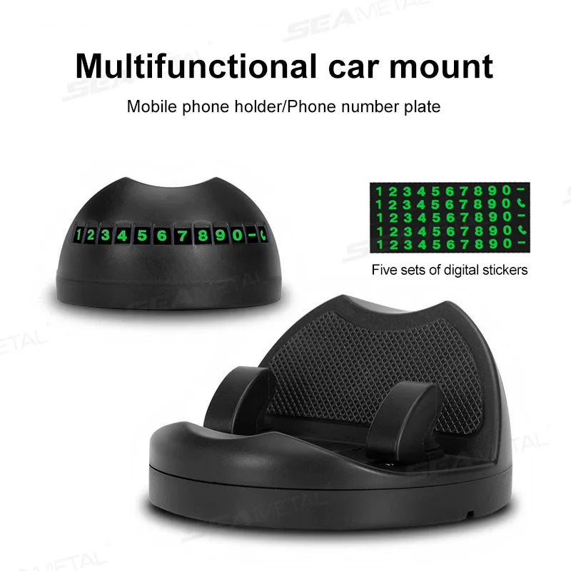 Head-Up Car Phone Holder Anti-Slip Mount for 4–7'' Phones Universal Fit